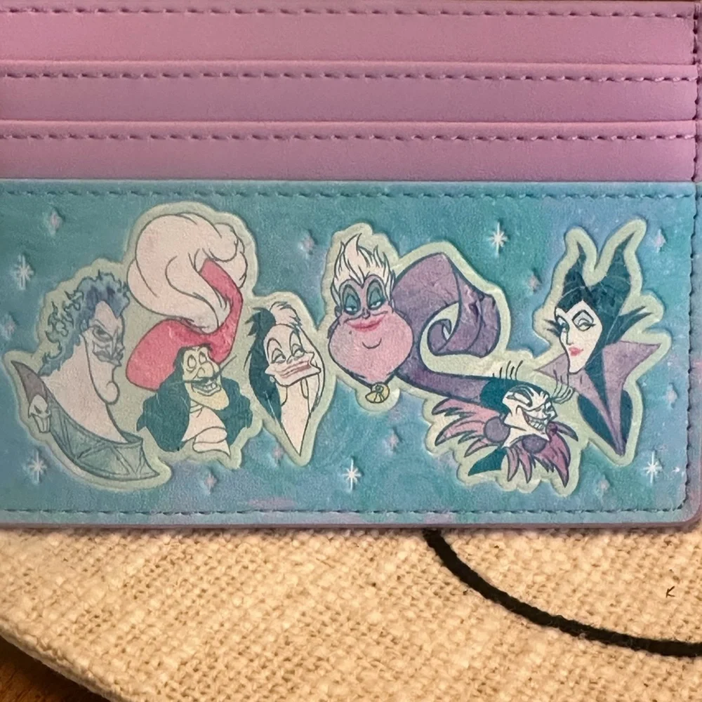 Loungefly Disney Limited Edition Convention Villains Constellation Cardholder